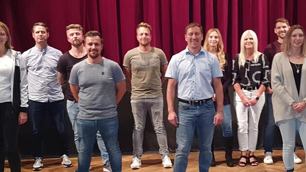 Die neue Führungsmannschaft des TSV Maßbach.