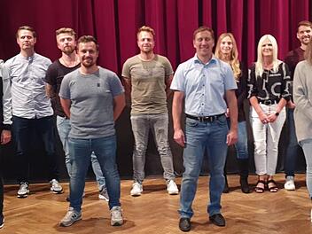 Die neue Führungsmannschaft des TSV Maßbach.