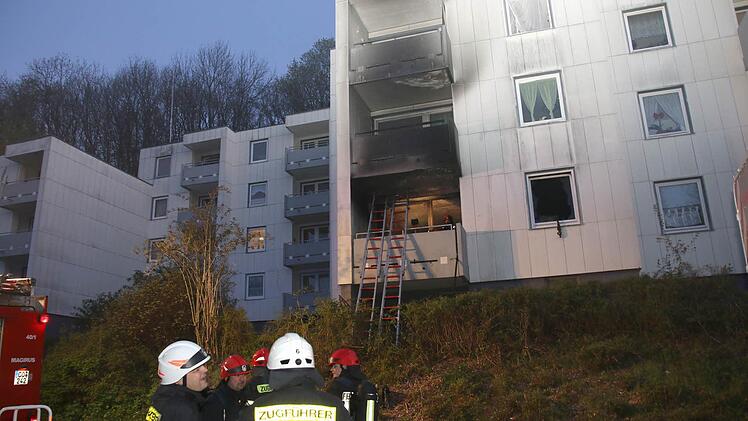 Brand in Mehrfamilienhaus in Coburg Foto: Michael Stelzner