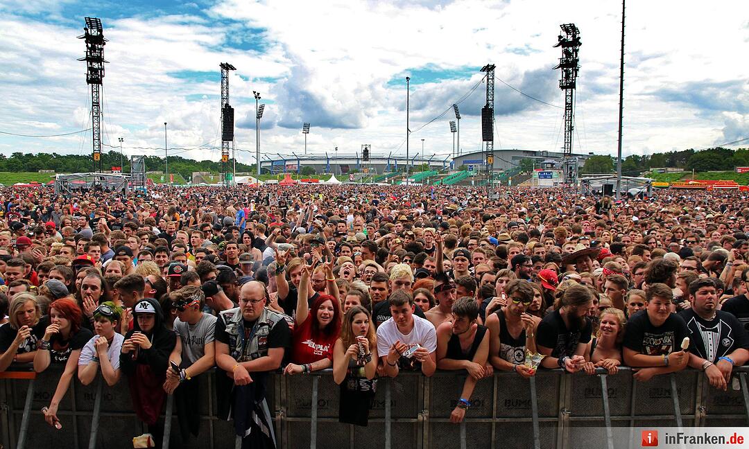 Rock im Park 2016 - Stimmung vor der Centerstage