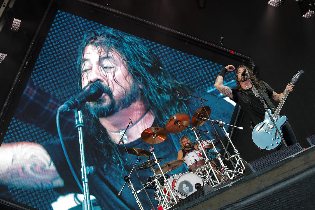 Die Foo Fighters bei Rock im Park 2018.