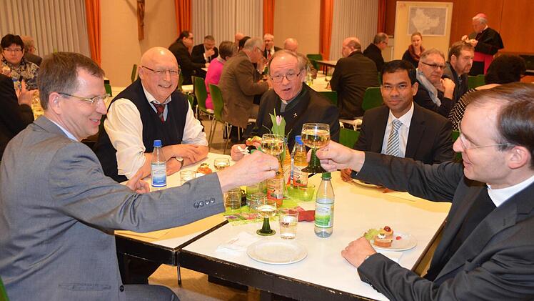 Besuch des Bischofs in Bad Kissingen. Foto: Peter Rauch