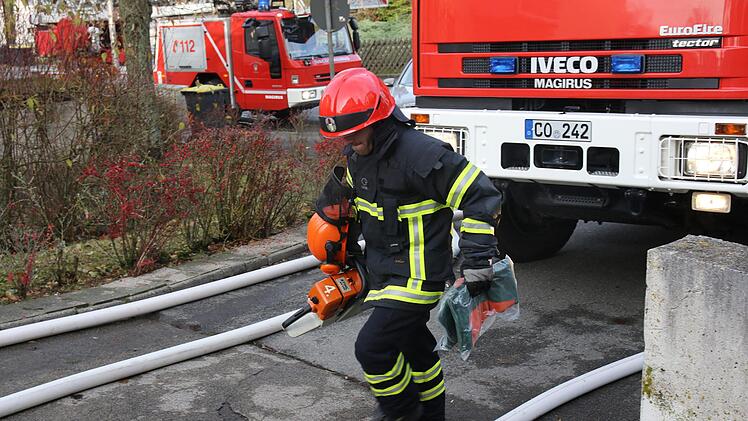 Brand am Ölberg in Coburg Foto: Michael Stelzner