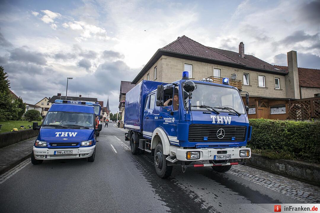 Hochwasser in Untersteinbach