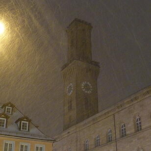 Winter zurück in Franken: Fürth wieder unter Schnee
