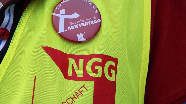 Die Gewerkschaft Nahrung-Genuss-Gaststätten organisiert den Protest.