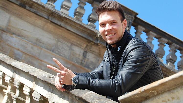 Kevin Völker aus Coburg macht deutschen Rap - und das durchaus erfolgreich. Foto: Rolf Krebs