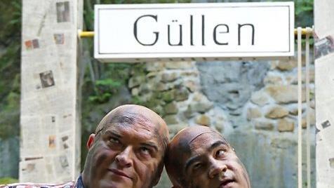 Die "Neuen" Christian Doser (rechts) und Andreas Kießling hatten bei den Proben viel Spaß. Foto: Dieter Hübner