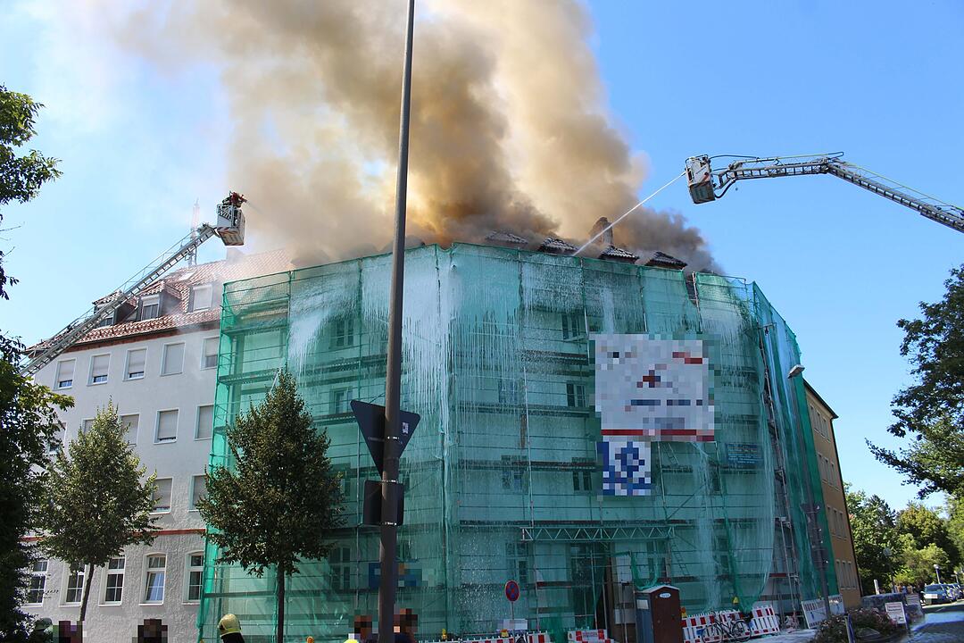 Wohnhausbrand in Bayreuth