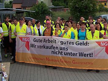 Arbeitsniederlegung bei Piasten in Forchheim Foto: Forchheim