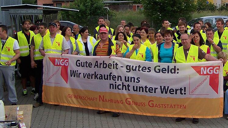 Arbeitsniederlegung bei Piasten in Forchheim Foto: Forchheim