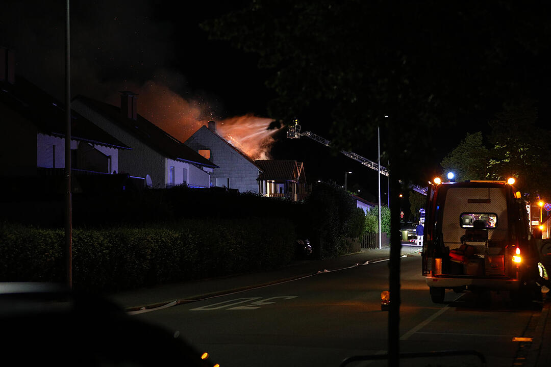 Gunzenhausen: Hoher Schaden bei Dachstuhlbrand