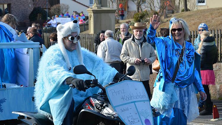 Faschingsumzug in Katzenbach und Lauter. Foto: Björn Hein