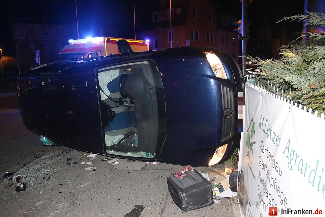 Coburg: Zwei Autos kollidieren an Kreuzung – zwei Verletzte