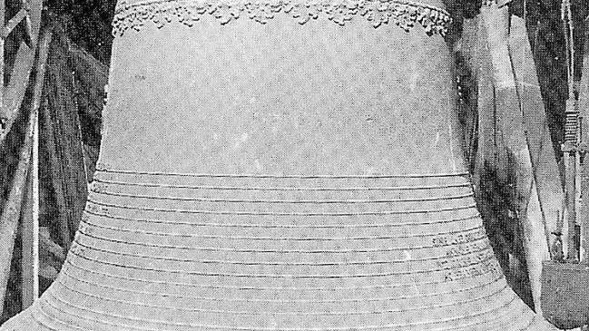 Die große Glocke in der Stadtpfarrkirche in Lichtenfels stammt wahrscheinlich aus Vierzehnheiligen. Foto: p