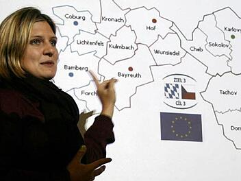 Referentin Kathrin Lichtenberg zeigte auf, dass das Austauschprojekt des Bezirksjugendrings auch für die Jugendorganisationen im Landkreis Kronach interessant ist. Fotos: Marco Meißner