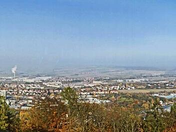 Blick von der Veste Coburg auf den Landkreis. Foto: Jochen Berger