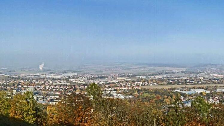 Blick von der Veste Coburg auf den Landkreis. Foto: Jochen Berger