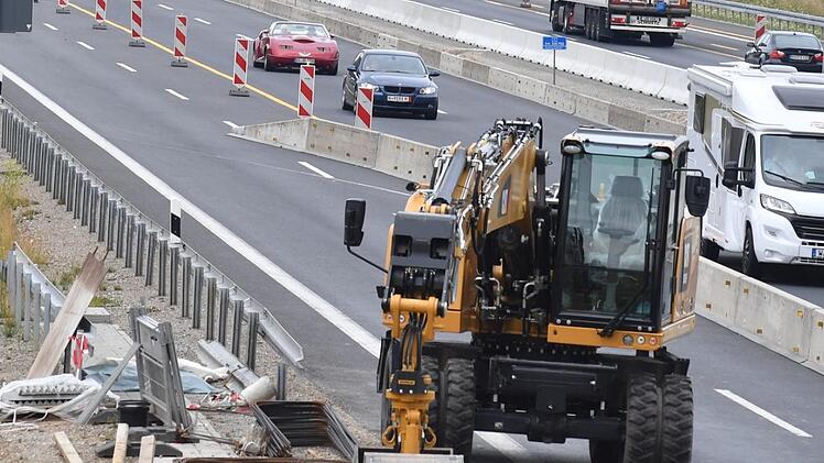 Die A3 wird 2019 zur Mammutbaustelle: Bei Geiselwind rollen die Bagger schon.