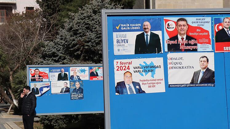 Präsidentenwahl in Aserbaidschan