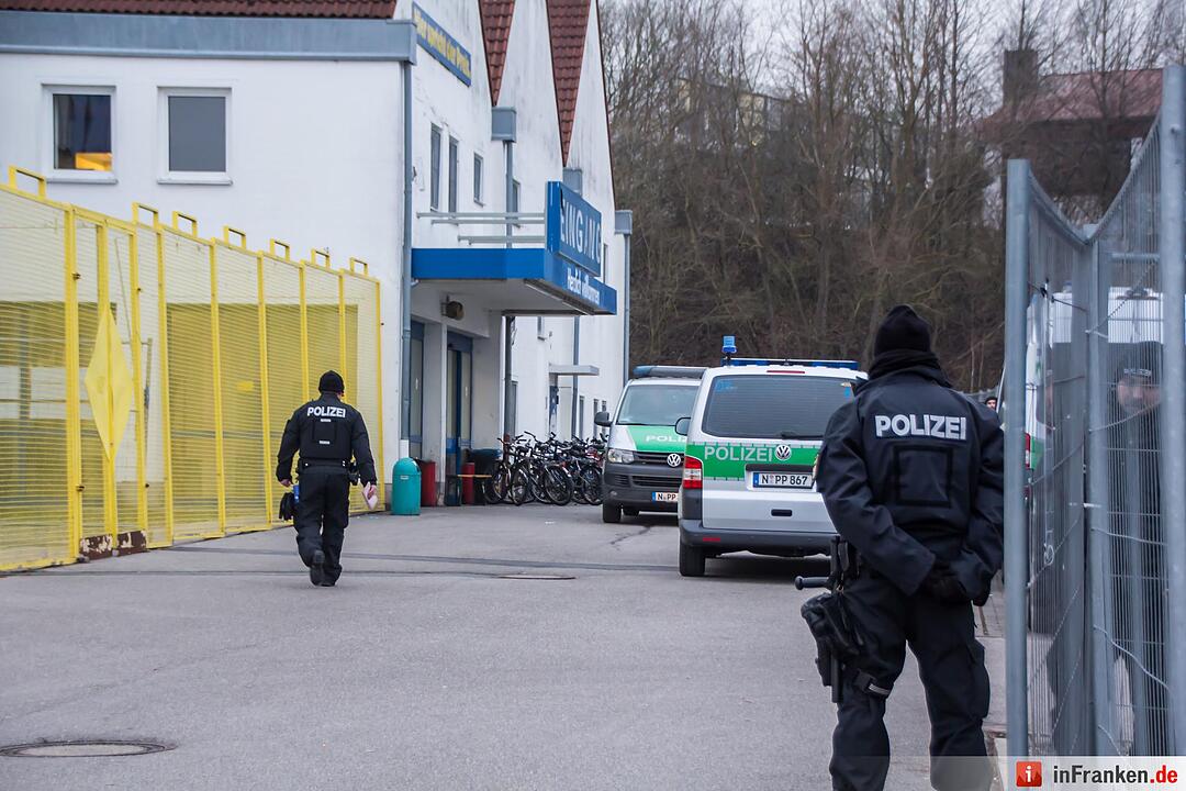 Razzia in Unterkunft für Asylbewerber in Zirndorf