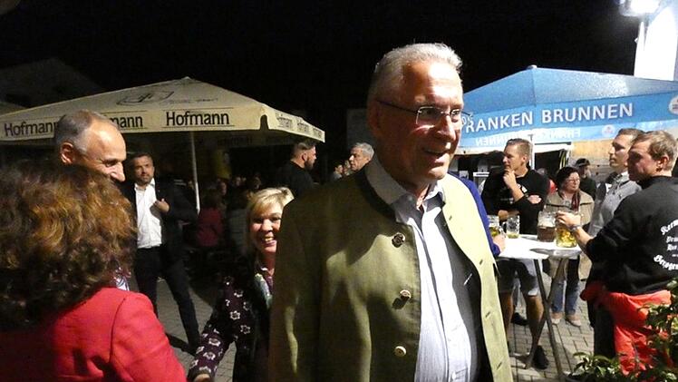 Innenminister Joachim Herrmann kommt jedes Jahr zur Burgstaller Kerwa