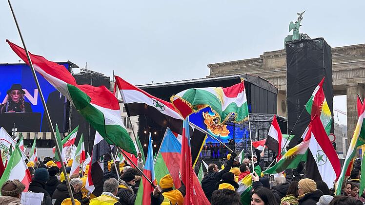 Demonstration f&uuml;r Freiheit im Iran