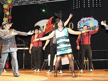 Emotion pur: Das Männerballett des Elferrats sorgte gleichermaßen für Gelache und Gekreische.  Fotos: Carmen Schwind