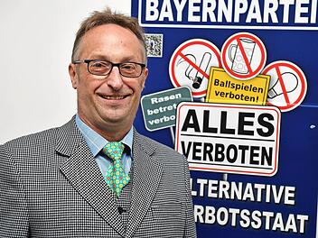 Thomas Dotzler engagiert sich für die Bayernpartei. Foto: Ronald Rinklef