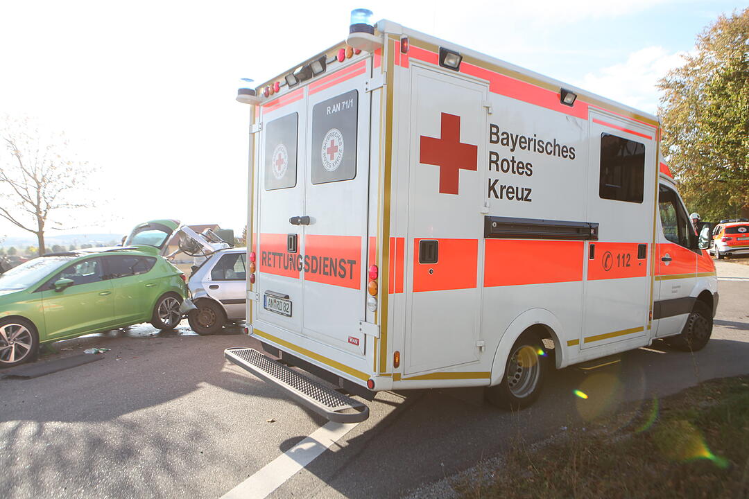 Unfall in Colmberg fordert sieben Verletzte
