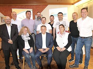 Ein Teil der FW-Kandidaten Fotos: Richard Sänger