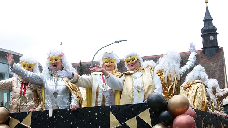 Der Forchheimer Faschingszug, ein Spektakel für alle.  Josef Hofbauer