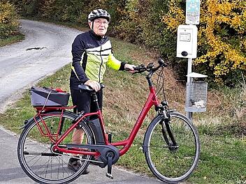 Auch als 90-Jähriger macht Ernst Tauber mit Freunden noch mehrtägige Radtouren. Foto: Thomas Eichhorn