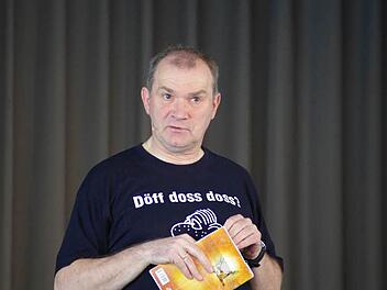 Fredi Breunig war in Bad Bocklet zum kabarettistischen Frühschoppen zu Gast. Fotos: Klaus Werner