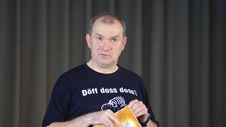 Fredi Breunig war in Bad Bocklet zum kabarettistischen Frühschoppen zu Gast. Fotos: Klaus Werner