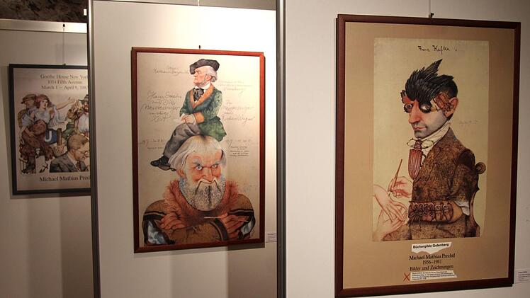 Michael Mathias Prechtls Zeichnungen haben einen ganz eigenen, unverwechselbaren Stil.Richard Sänger