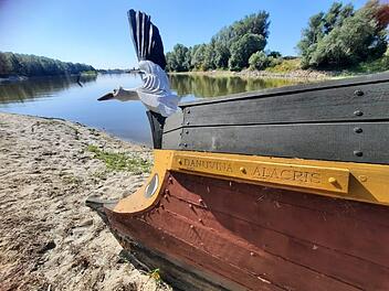Das R&ouml;merboot der FAU droht zu sinken.