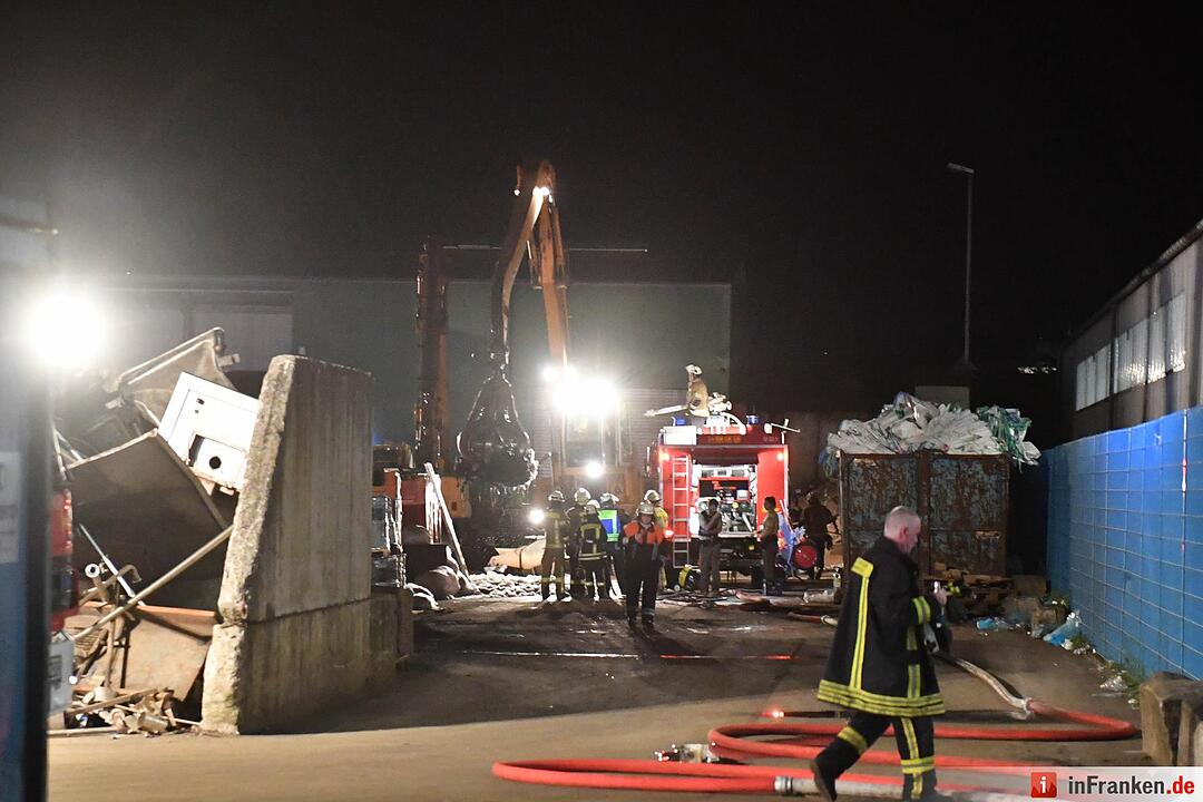Brand bei Firma in Bamberg