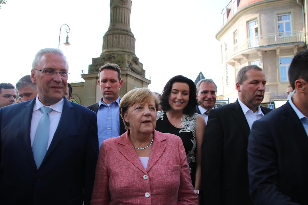 Angela Merkel zu Besuch in Bad Kissingen