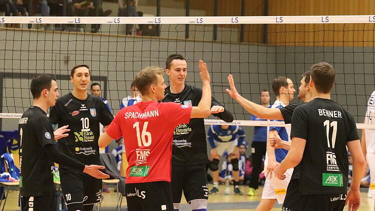 Impressionen vom Heimspielsieg der Hammelburg Volleys über den SSC Karlsruhe.Sebastian Schmitt