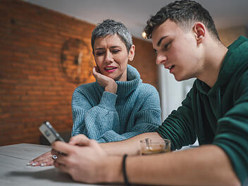 App, Kinder, Eltern, Teenager, Smartphone, Handy