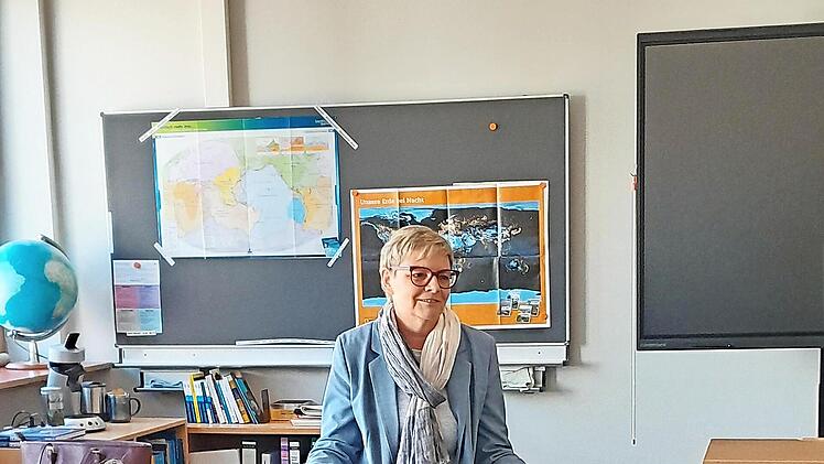 Sabine Dittmar war im Jack-Steinberger Gymnasium Bad Kissingen zu Gast.