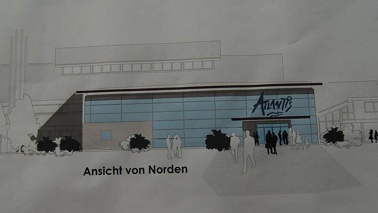 ... und die Skizze des Architekten hierzu Fotos: FT-Archiv