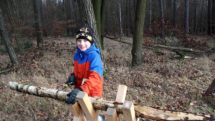 Eindrücke vom Aktionsnachmittag "Säge frei"   Richard Sänger