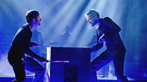 Die Percussion-Formation "Double Drums" gastiert am 29. September im Kurtheater.  Foto: Andreas Lander