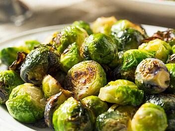 Knusprig gerösteter Rosenkohl