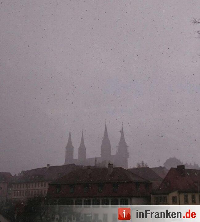 Schnee in Franken