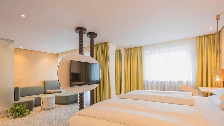 Hotelzimmer im Creativhotel Luise ErlangenFoto: Creativhotel Luise