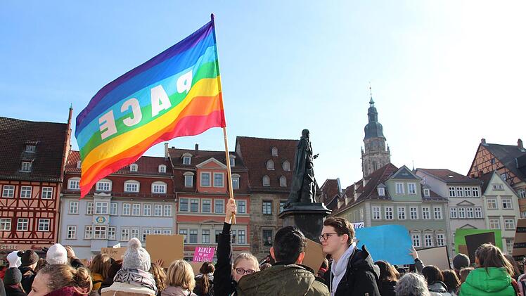 Schüler-Demo in Coburg für mehr Umwelt- und KlimaschutzJutta Rudel