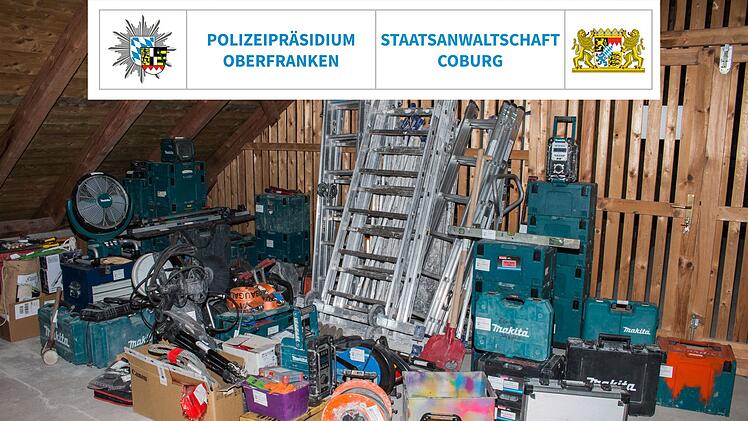 Ein Teil sichergestellten Gegenst&auml;nde